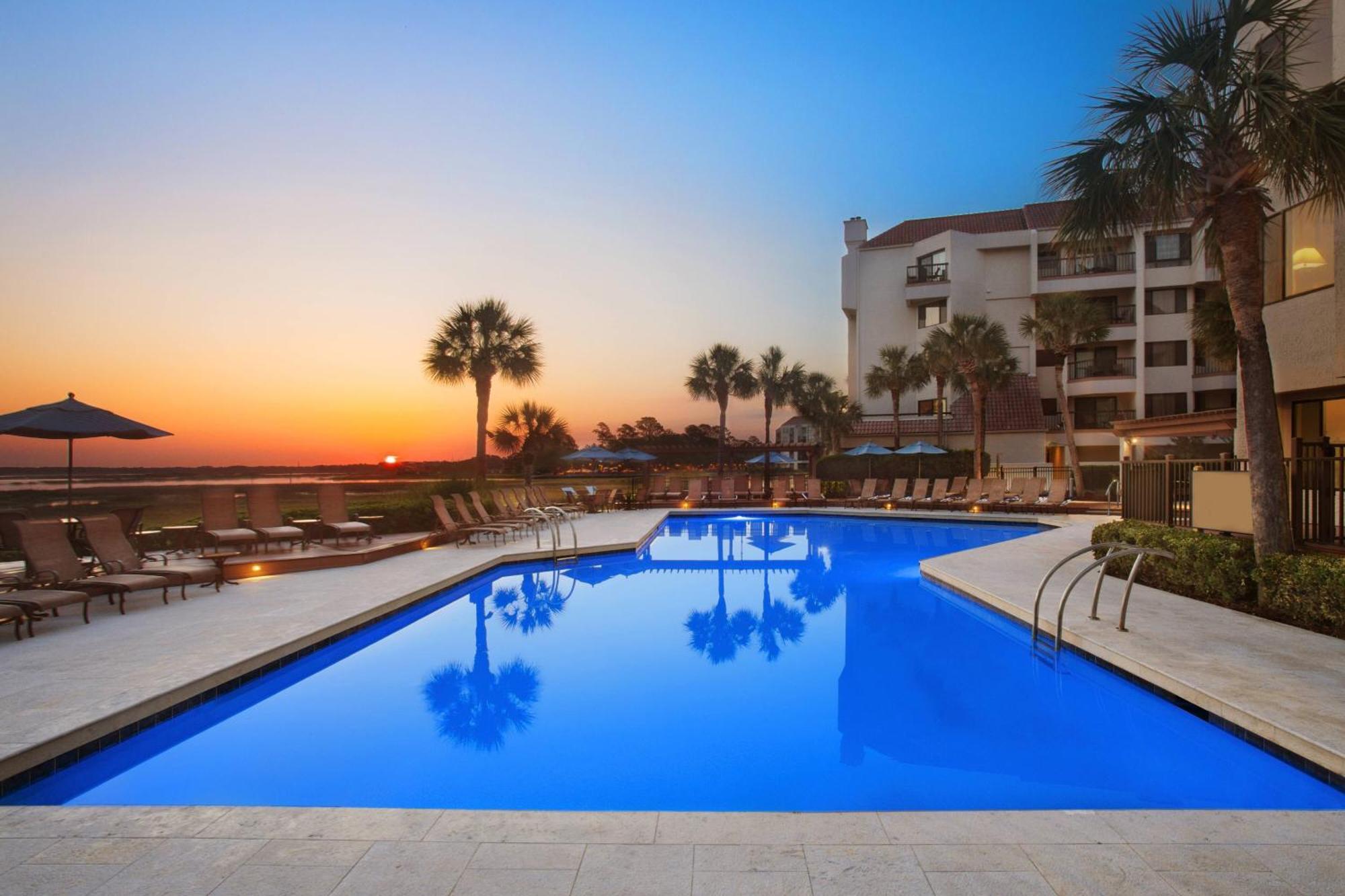 Hotel Marriott's Harbour Point&Sunset Pointe at Shelter Cove à Île de Hilton-Head Extérieur photo
