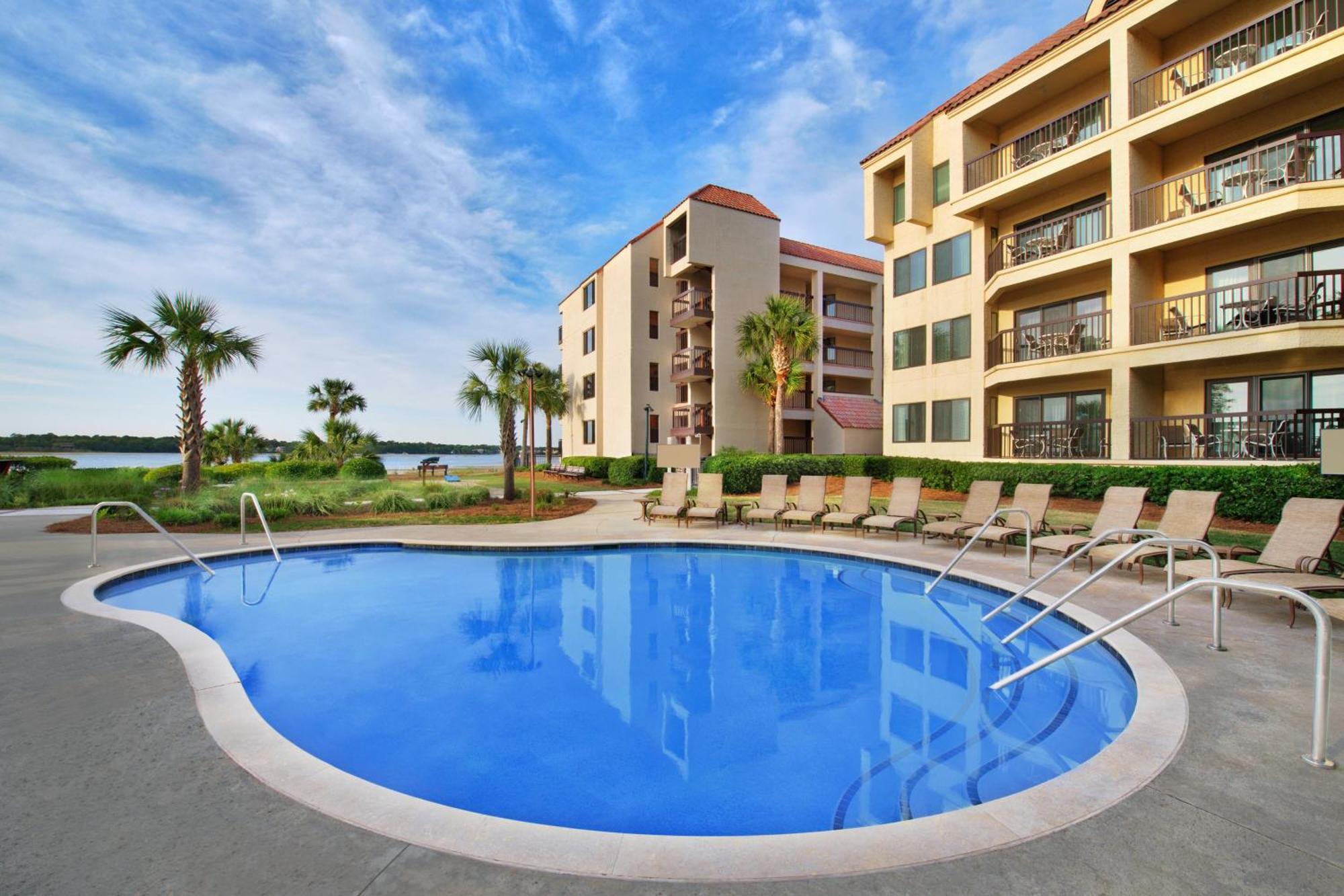 Hotel Marriott's Harbour Point&Sunset Pointe at Shelter Cove à Île de Hilton-Head Extérieur photo