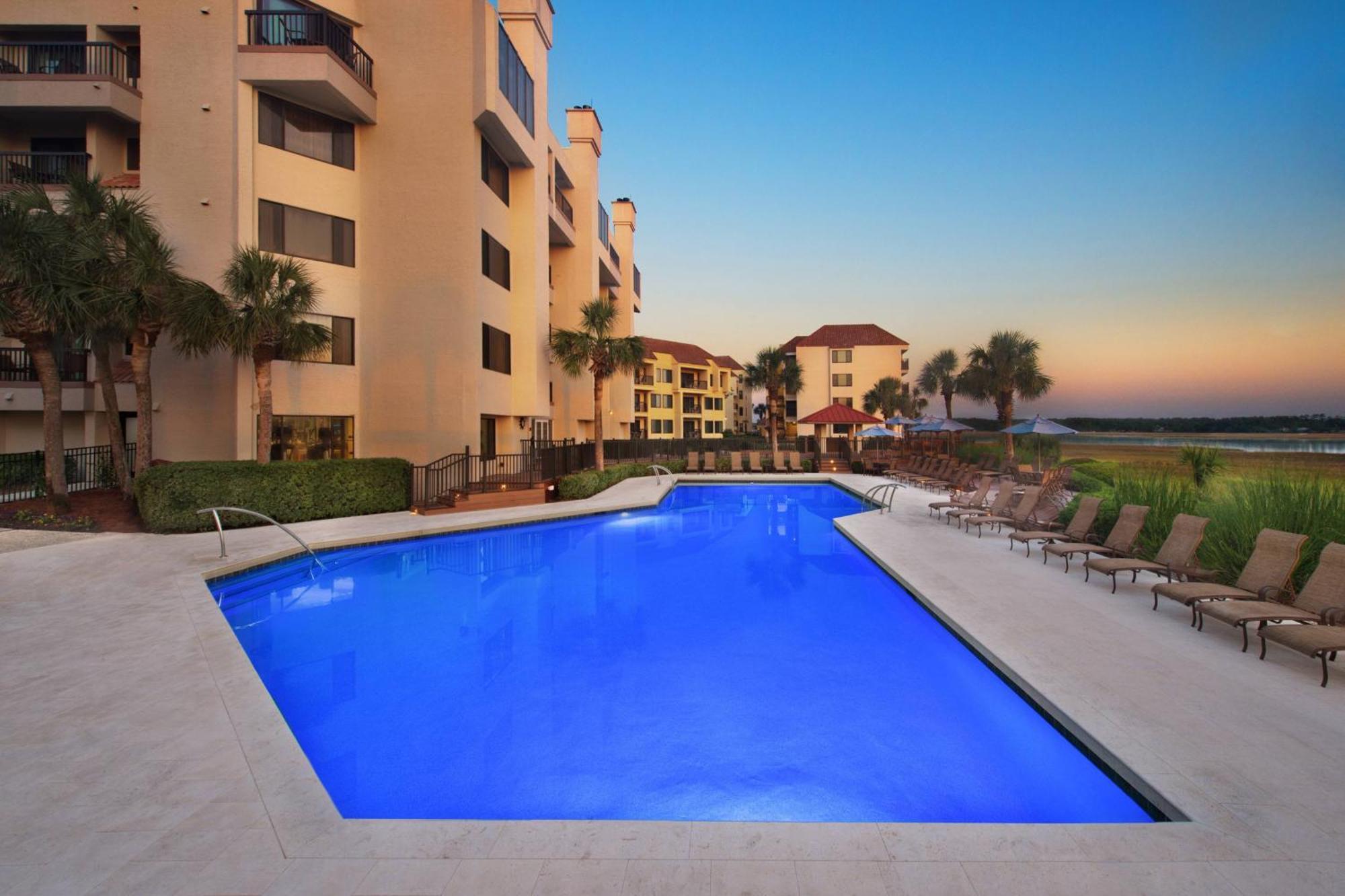 Hotel Marriott's Harbour Point&Sunset Pointe at Shelter Cove à Île de Hilton-Head Extérieur photo